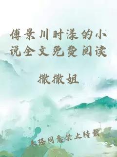 傅景川时漾的小说全文免费阅读